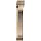 Ekena Millwork Legacy Traditional Rough Sawn Bracket w/ Offset Brace, Douglas Fir, 8"W x 42"D x 48"H BKT0806X42X48LEC01RDF - alternate 4